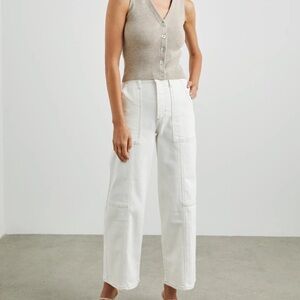 Rails vintage utility crop wide leg with contrast stitch